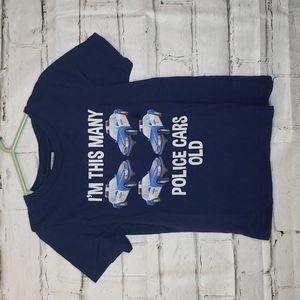 Boy's 4 year old police shirt